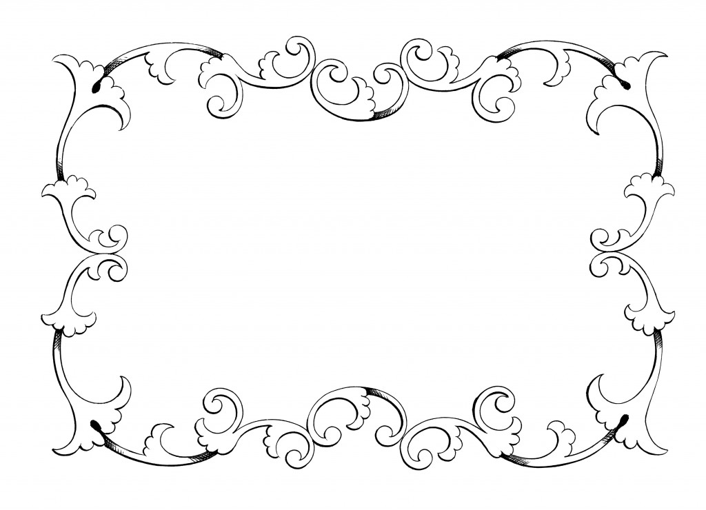 Simple Swirl Border Clip Art Images  Pictures - Becuo