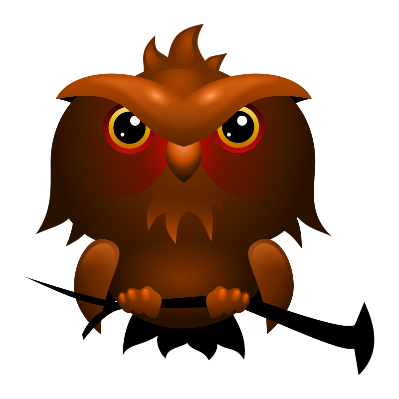 Free Brown Owl Clip Art