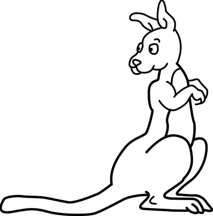 Free Kangaroo Pictures To Color Download Free Kangaroo Pictures To Color Png Images Free Cliparts On Clipart Library