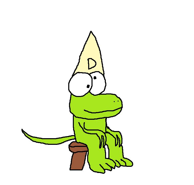 Troodon with dunce hat by Blackrhinoranger on Clipart library