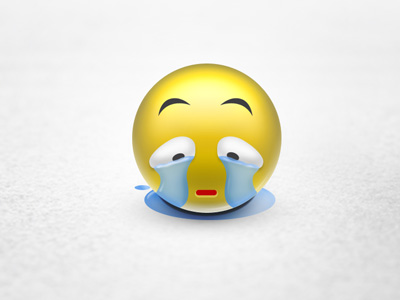 Dribbble - Crying Emoticon by Adhi Purwo Manunggal