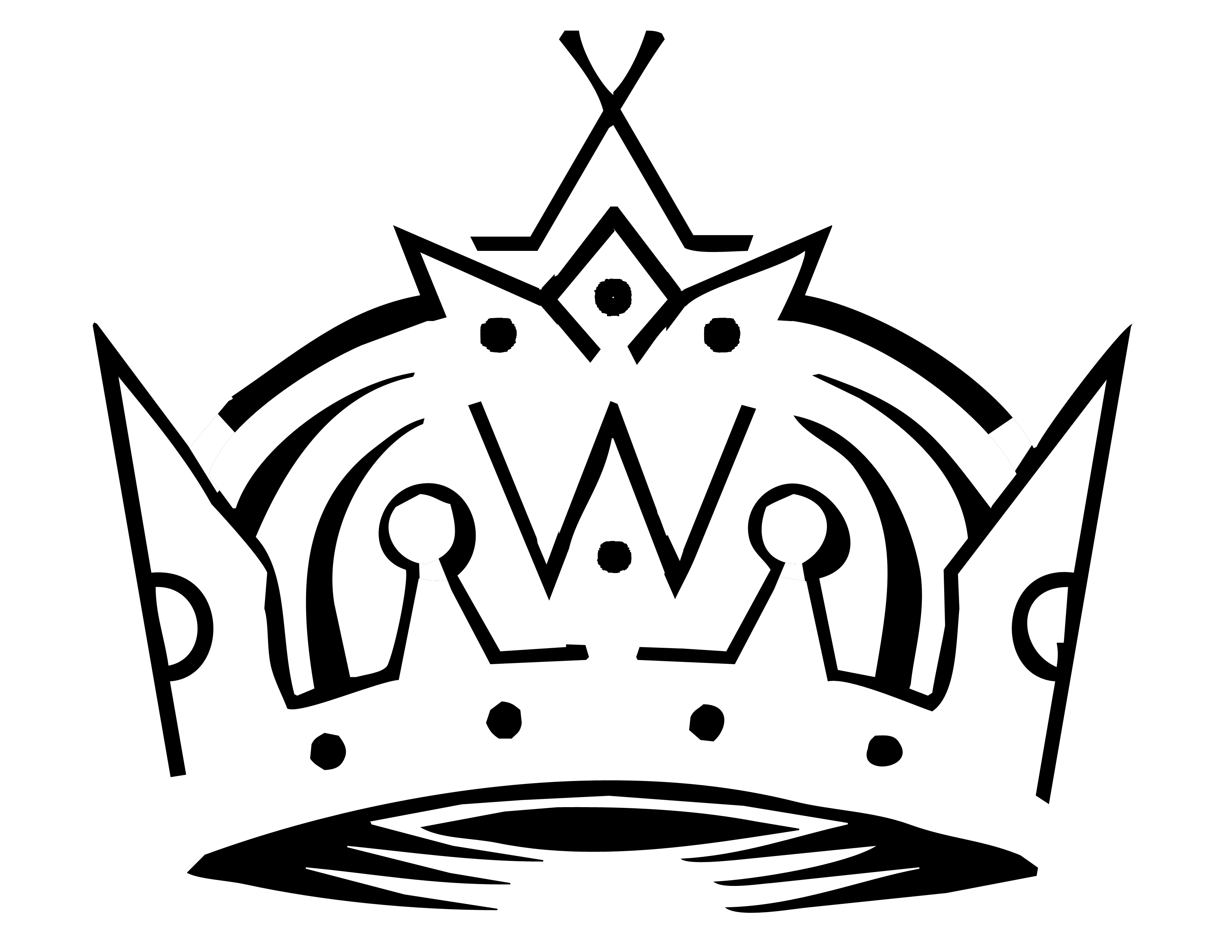 Crown Line Drawing - Clipart library