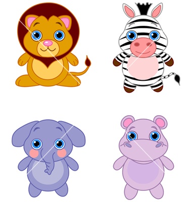 cartoon animals and others on Clipart library | Baby Animals, Cartoon 