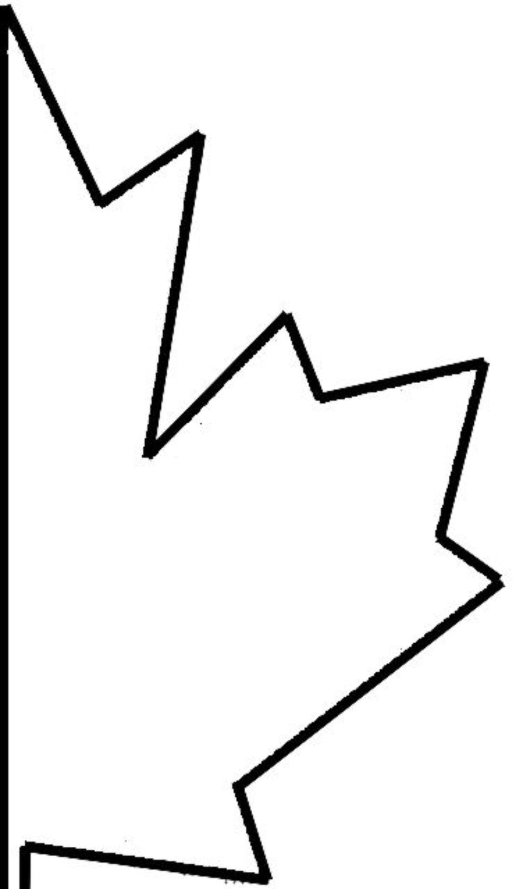 clipart maple leaf outline - photo #19