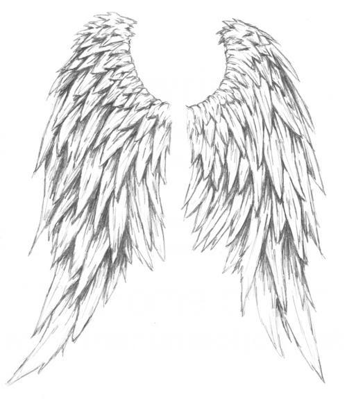 tattoo angel wings on back | HD Tattoo Design