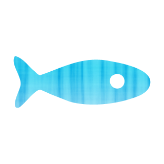 plain blue cartoon fish - Clip Art Library
