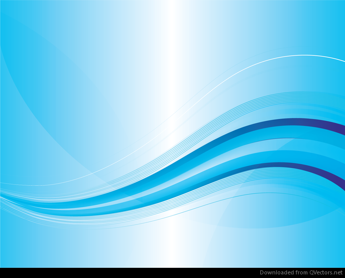 Abstract Blue Waves Vector Template Background - Free Vector 