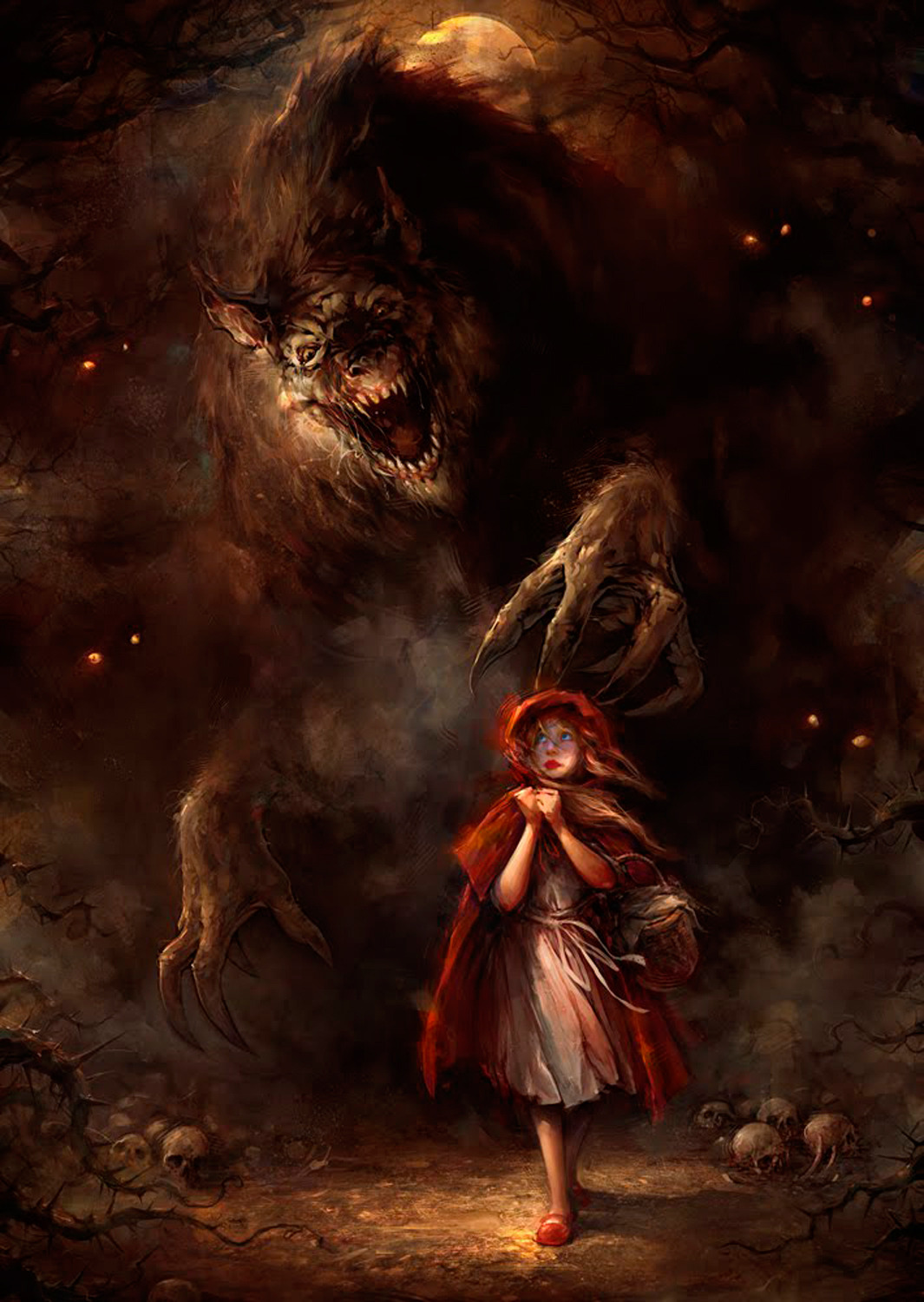 big bad wolf red riding hood - Clip Art Library