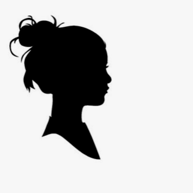 tshirt design on Clipart library | Woman Silhouette, Girl Silhouette and 