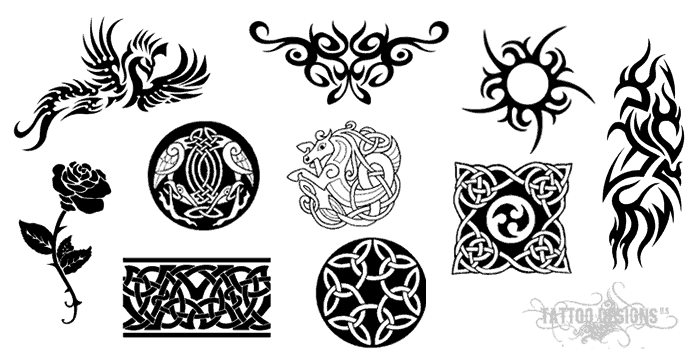 girl tattoo designs dragon: Arabic Tattoo Fonts