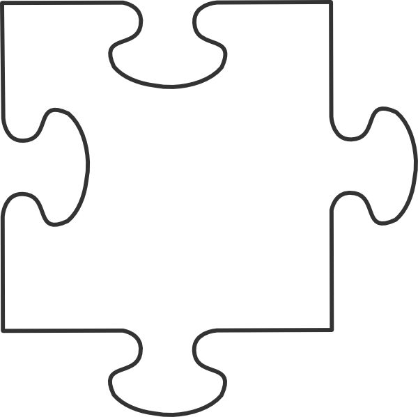 Drawing Of A Puzzle Piece Clip Art Library