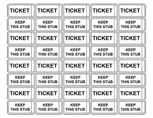 Free Ticket Template Download Free Ticket Template Png Images Free Cliparts On Clipart Library