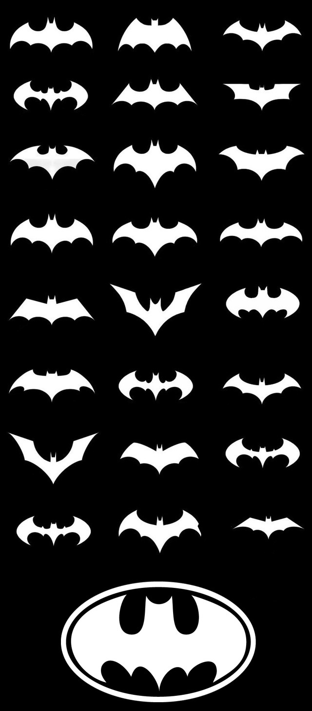 Evolution of the Batman Symbol | Movies | Awesomenator - Super 