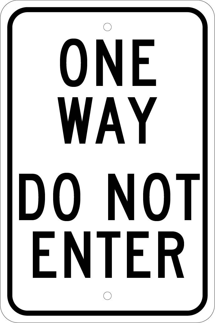 One Way Traffic Sign Images  Pictures - Becuo