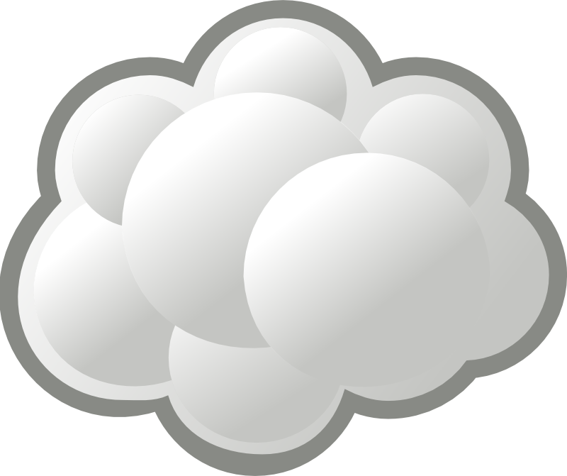 Clipart - Internet cloud