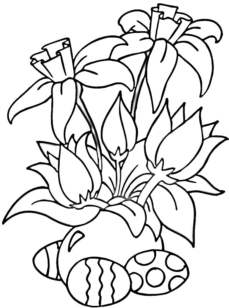 Dafodils Coloring Page