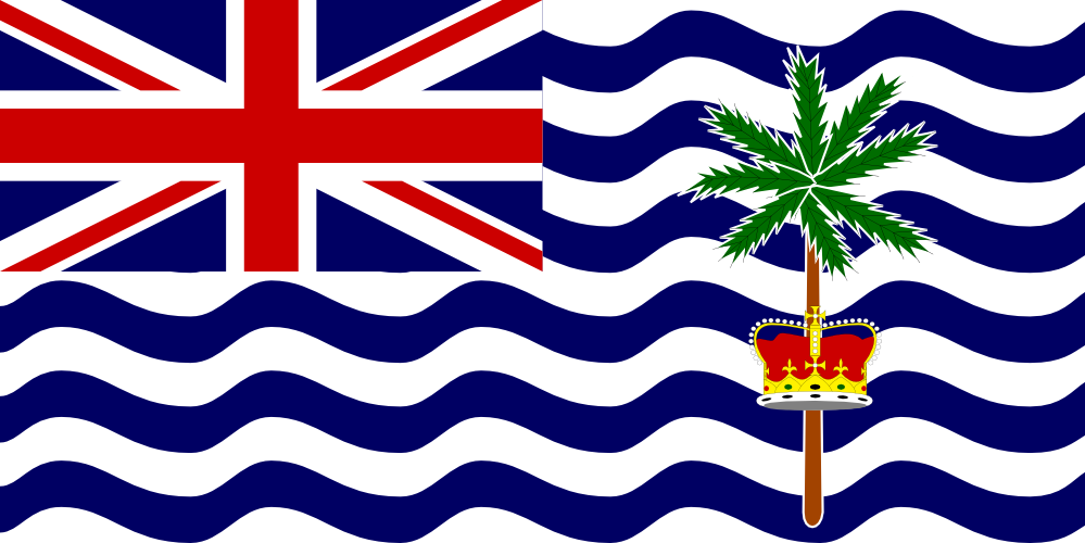 British Indian Ocean Territory Flag Drapeau Bandiera Bandeira 
