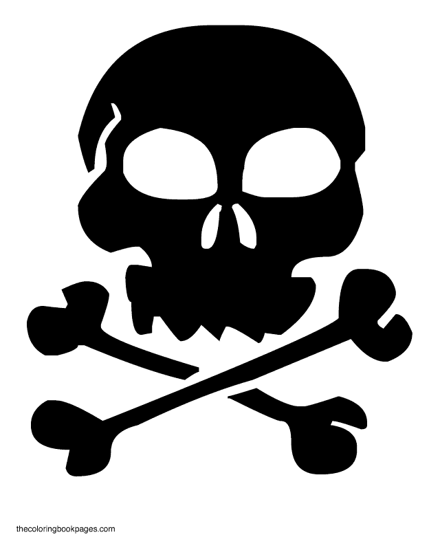 Free Skull And Crossbones Stencil, Download Free Skull And Crossbones