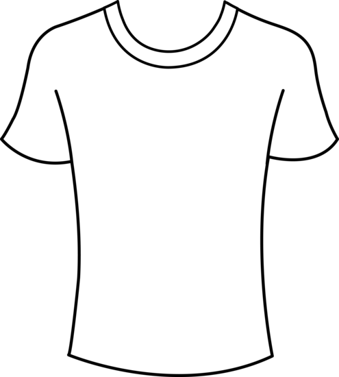 T Shirt Outline Clip Art