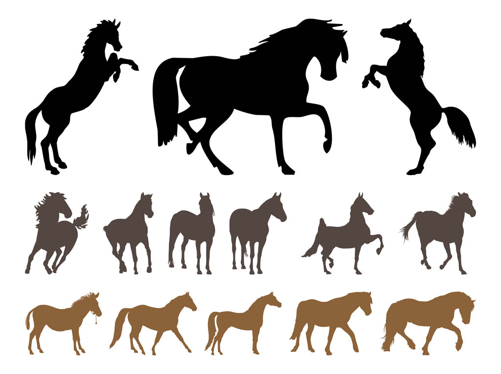 Free Horse Vector Graphics #7 - The Clydesdale