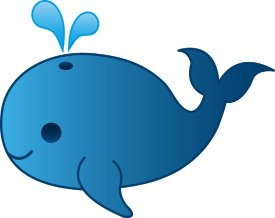 Cute Blue Whale Clip Art | Crafty Things | Clipart library