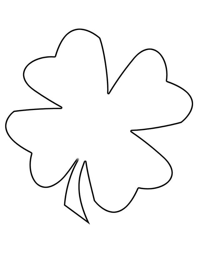 Download Four Leaf Clover Interesting Coloring Pages Or Print Four 