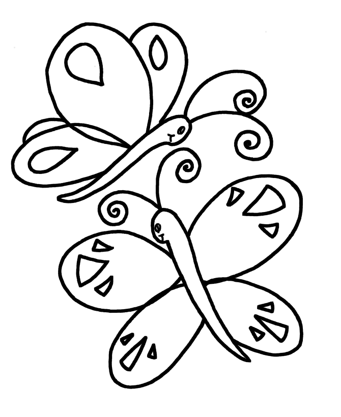 Simple Coloring Pages | Coloring Kids