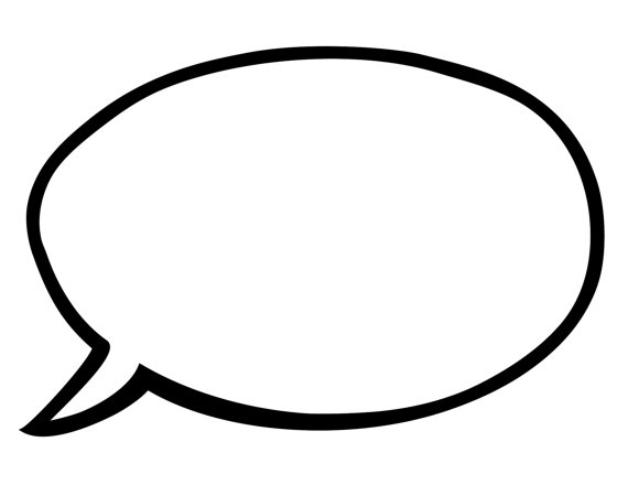 Free Speech Bubble Printable, Download Free Speech Bubble Printable png