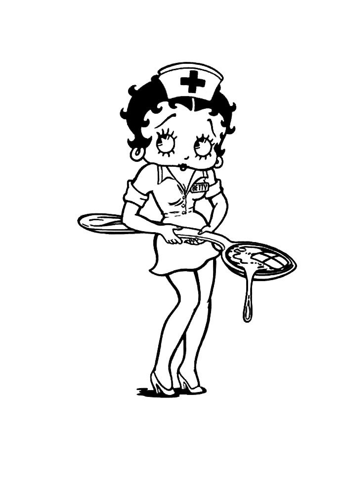 Betty Boop Nurse | pretty | Clipart library