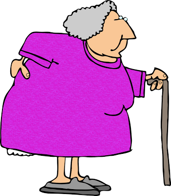 Pix For  Mean Old Lady Clipart