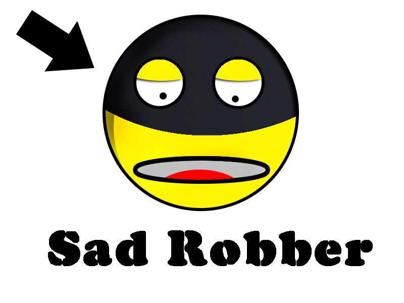Sad Robber by LASERR00 on Clipart library