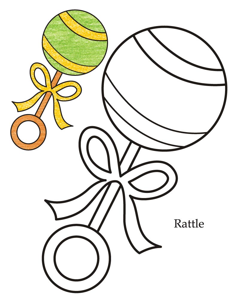 baby rattle clipart - photo #40