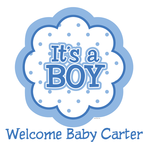 its a baby boy clipart