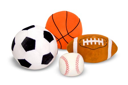 Sports Balls in a Mesh Bag (Plush) - Toys - The Butterfly Boutique