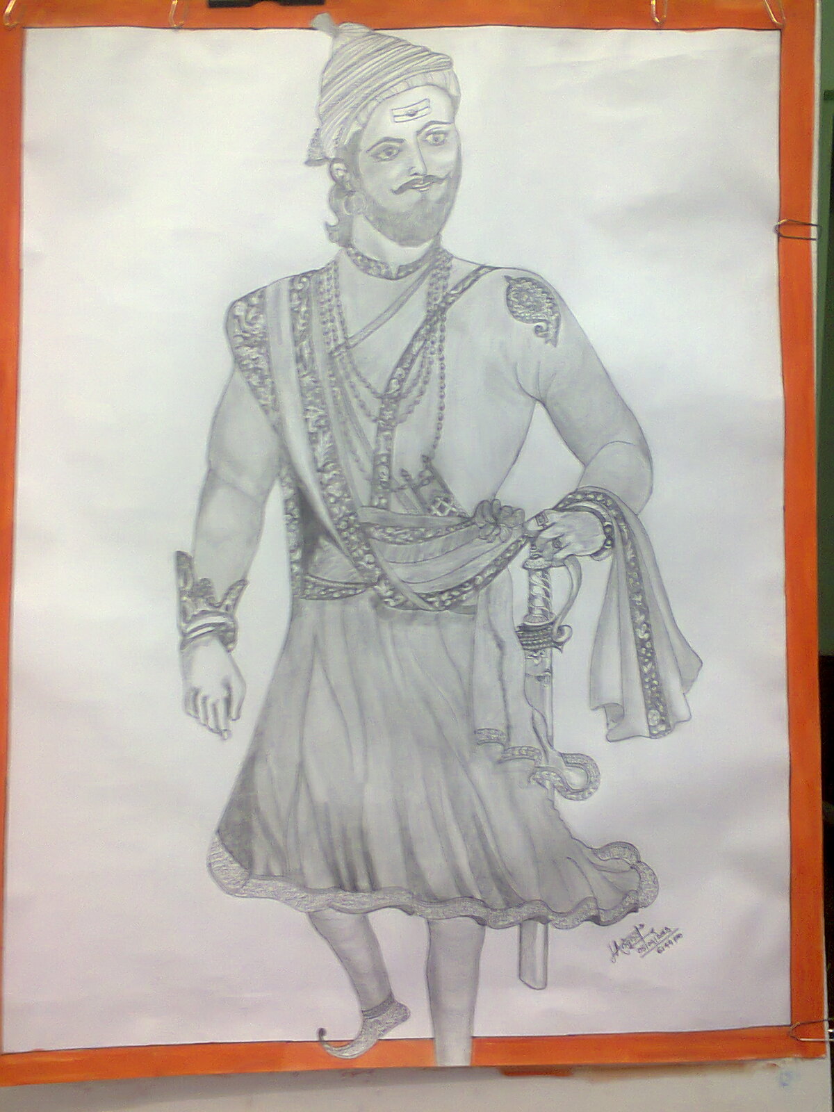 Painting Sketch Easy Shivaji Maharaj Drawing - My Crazylife