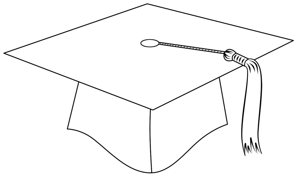 Graduation Cap | coloring options | Clipart library