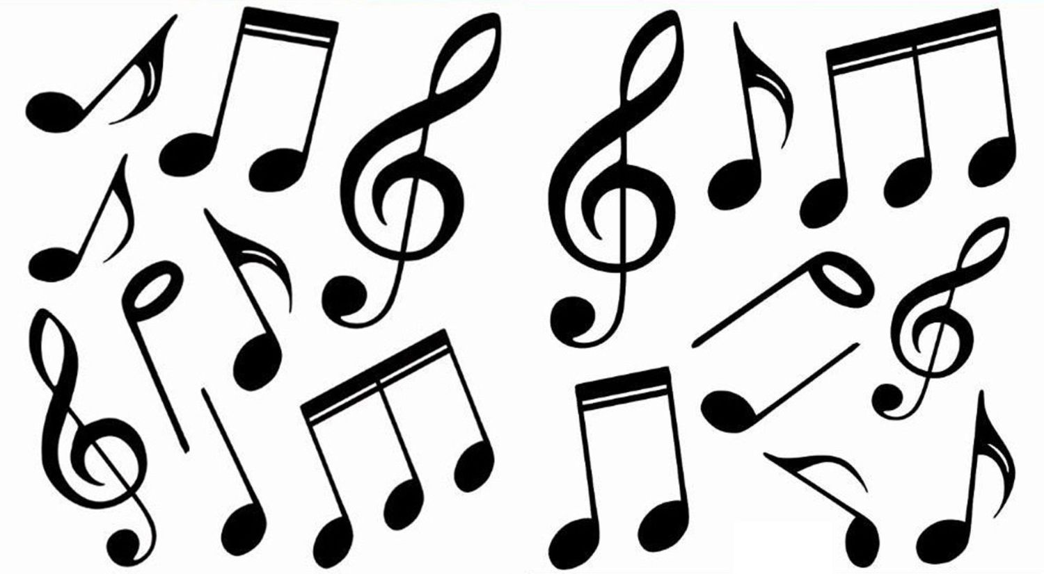 commonly used musical signs clipart