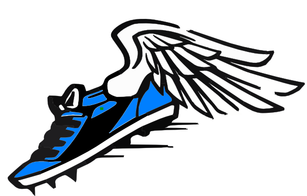 Clip Arts Related To : clipart running shoes with wings. view all Track Spi...
