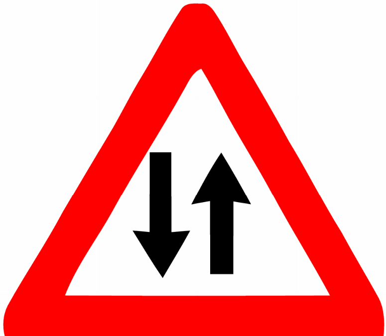 File:Two-way traffic (Israel road sign).png - Wikimedia Commons