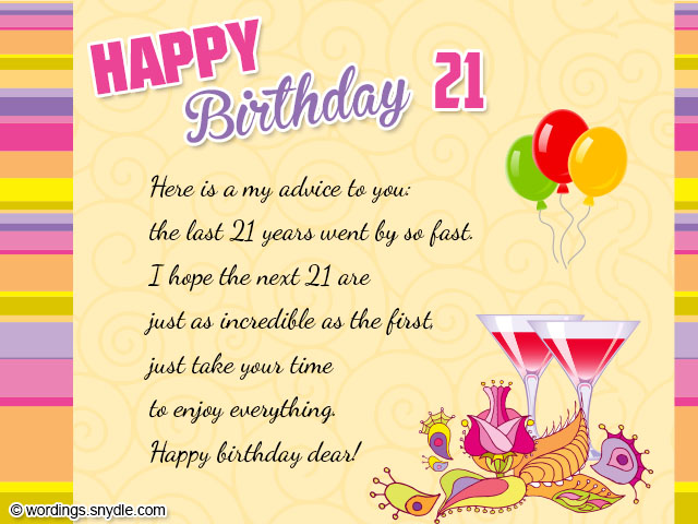 A Happy 21st Birthday Message | Viralnova