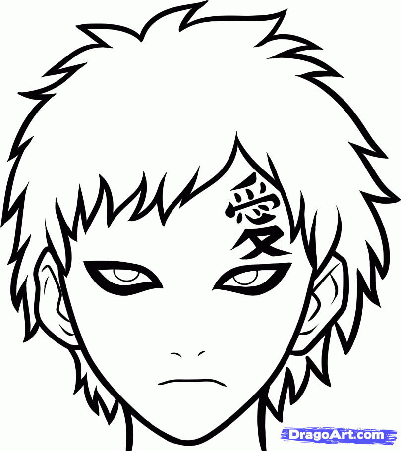 naruto characters drawing easy - Clip Art Library