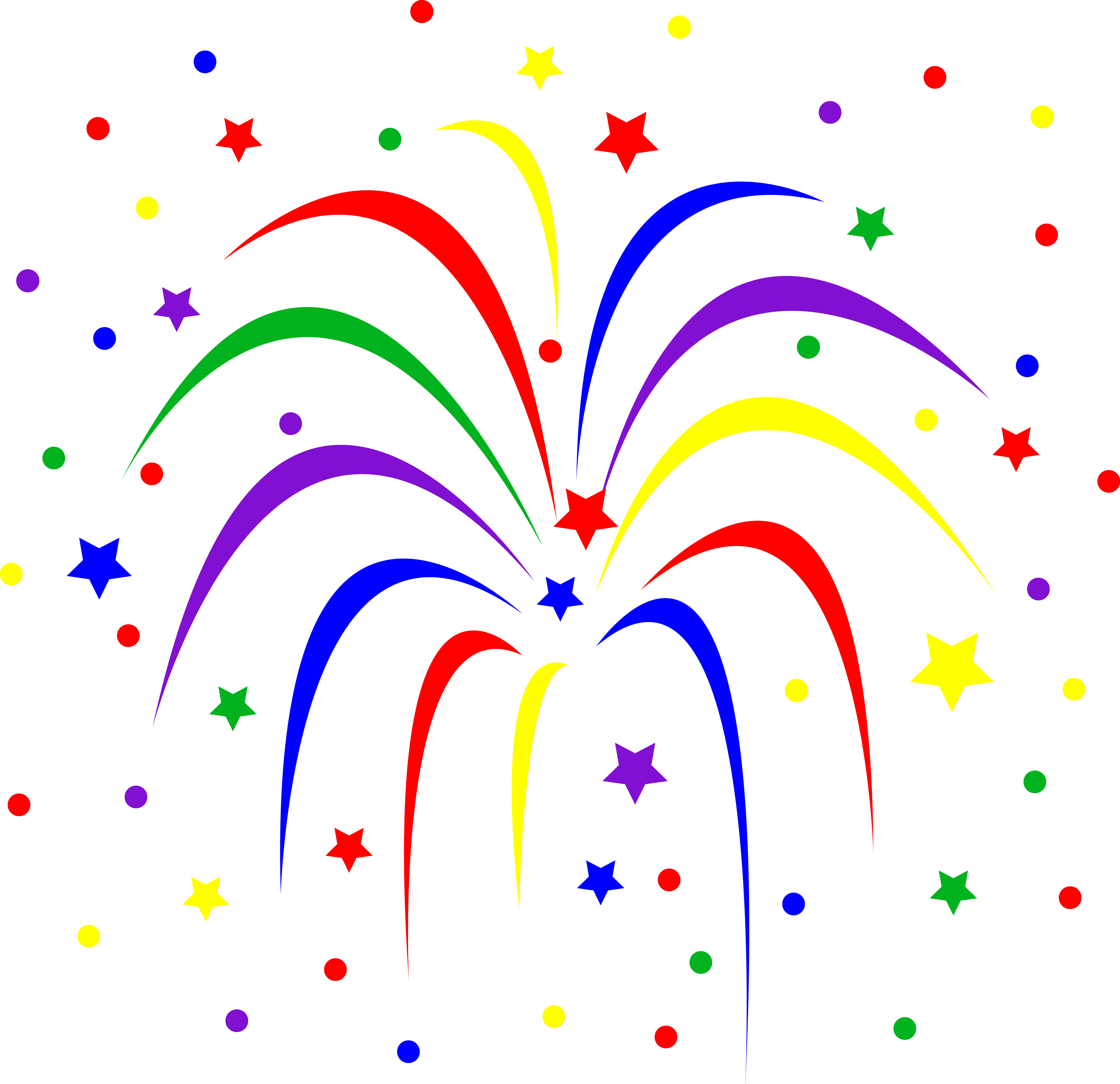 Cartoon Fireworks Clip Art Free | Courseimage