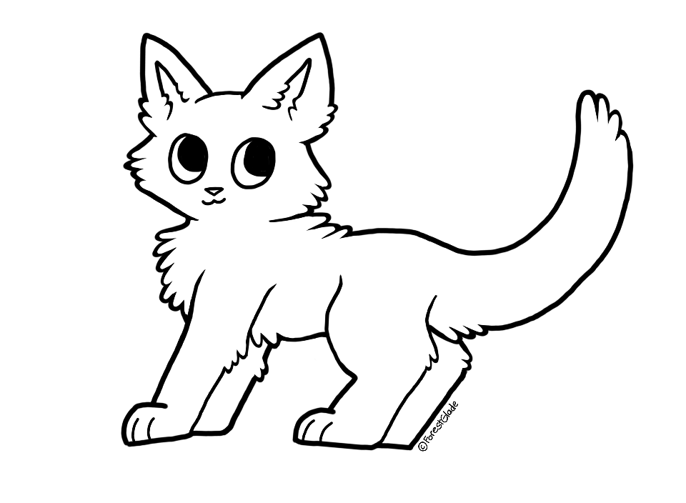 Free Cat Line Art, Download Free Cat Line Art png images, Free ClipArts