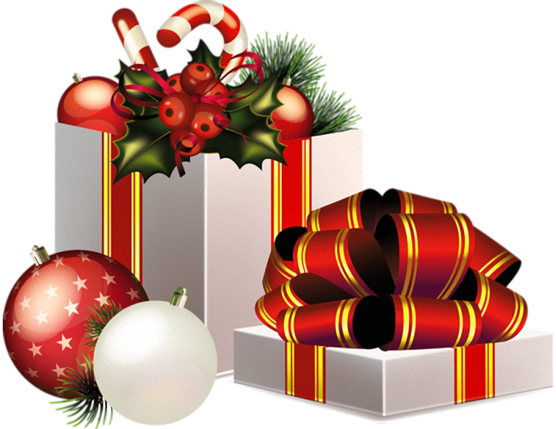 Christmas Transparent PNG Gifts Decoration