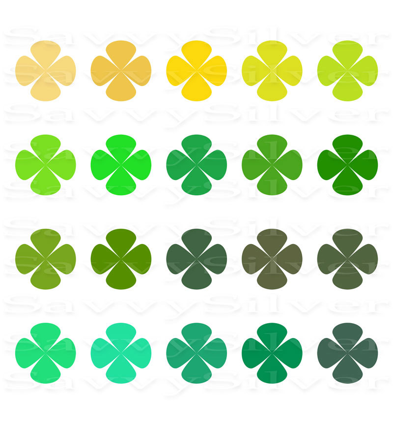 Popular items for clover clipart 