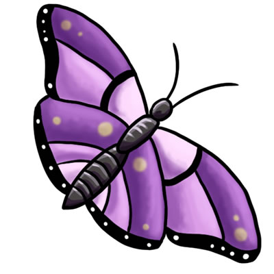 24 FREE Butterfly Clip Art Drawings and Colorful Images