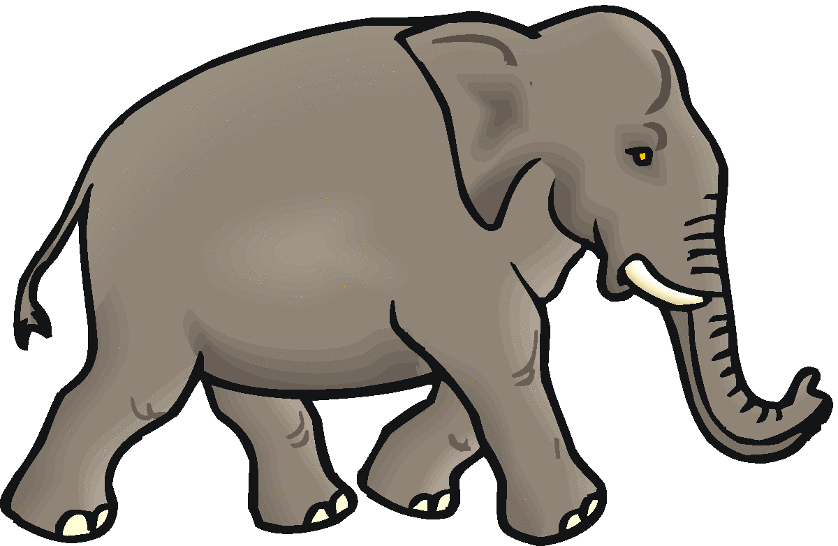 clip art of elephant - Clip Art Library