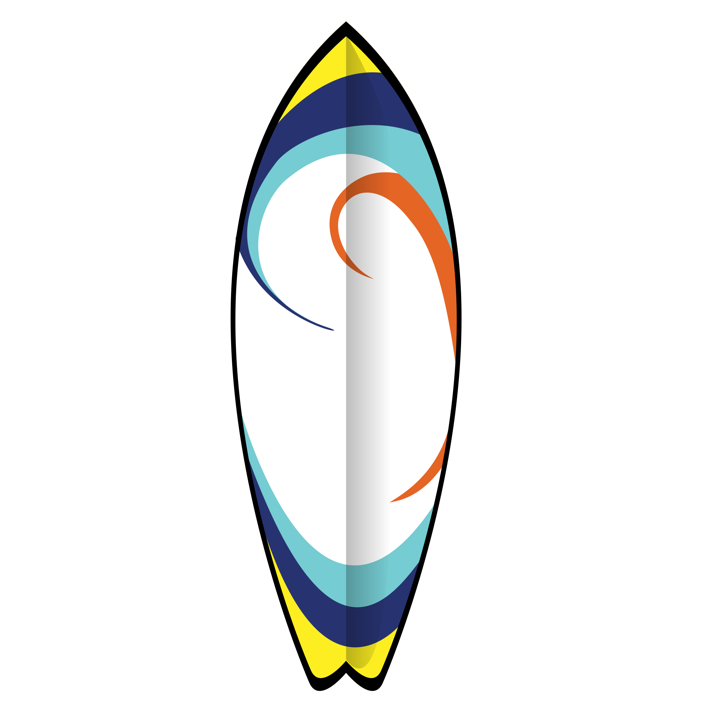 Surfboard Clip Art Black And White | Clipart library - Free Clipart 