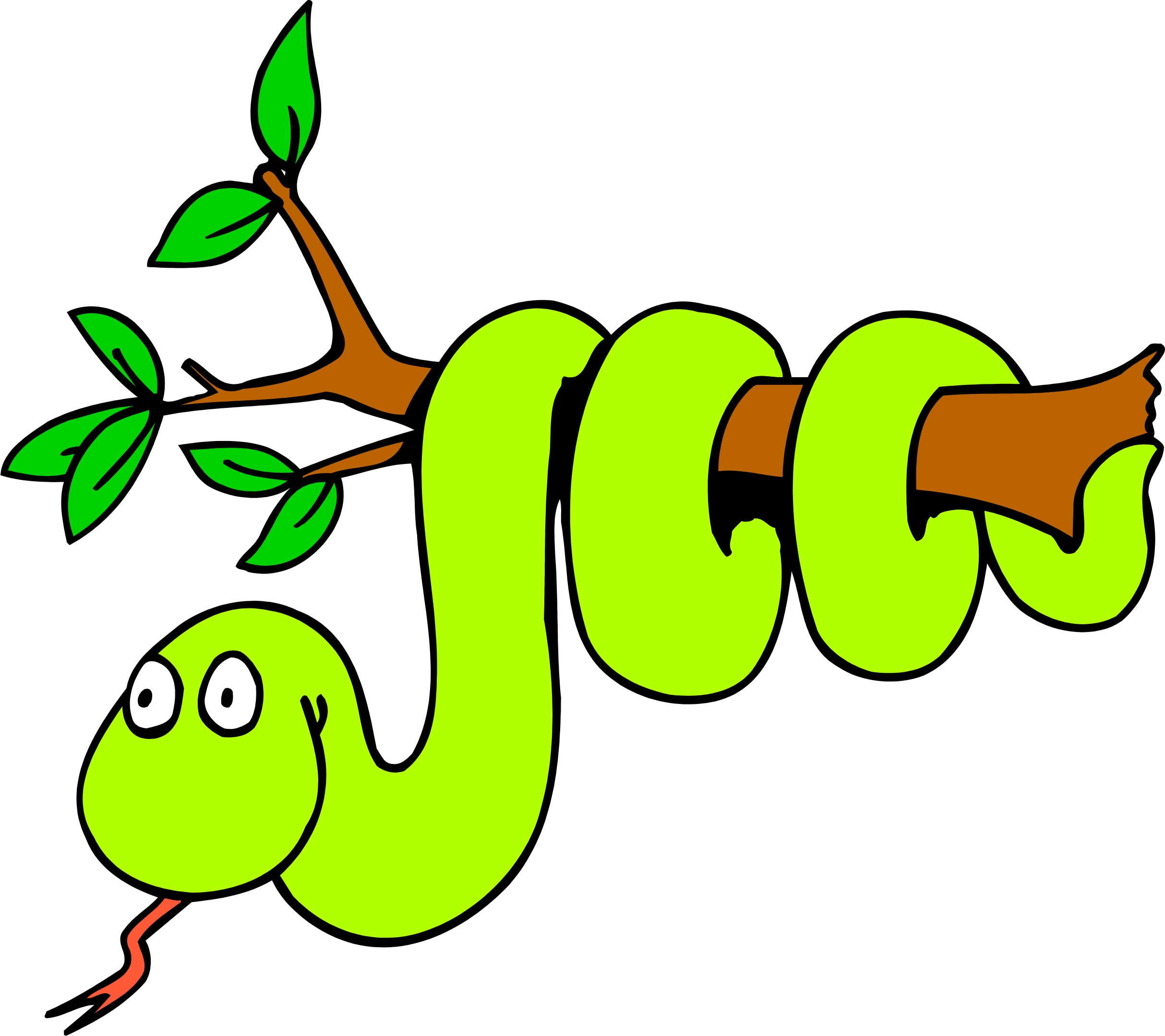 Long Snake Cartoon - Clipart library - Clipart library