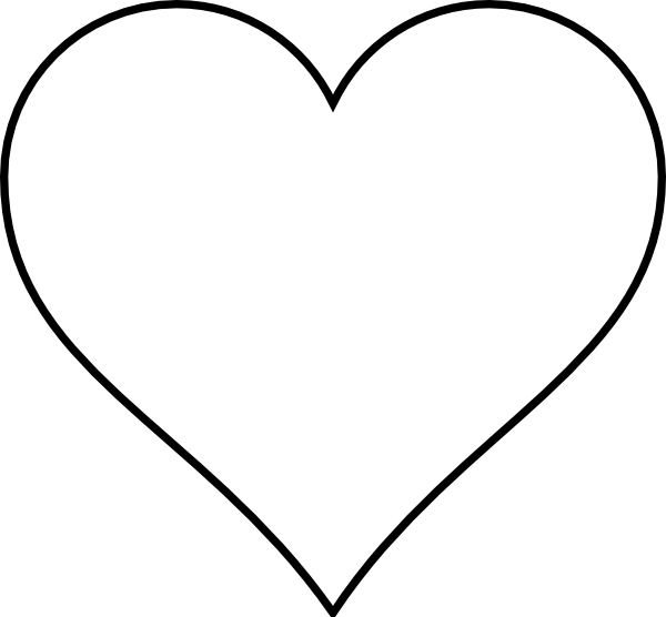 Simple Heart clip art - vector clip art online, royalty free 